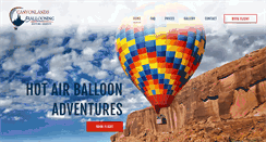 Desktop Screenshot of canyonlandsballooning.com